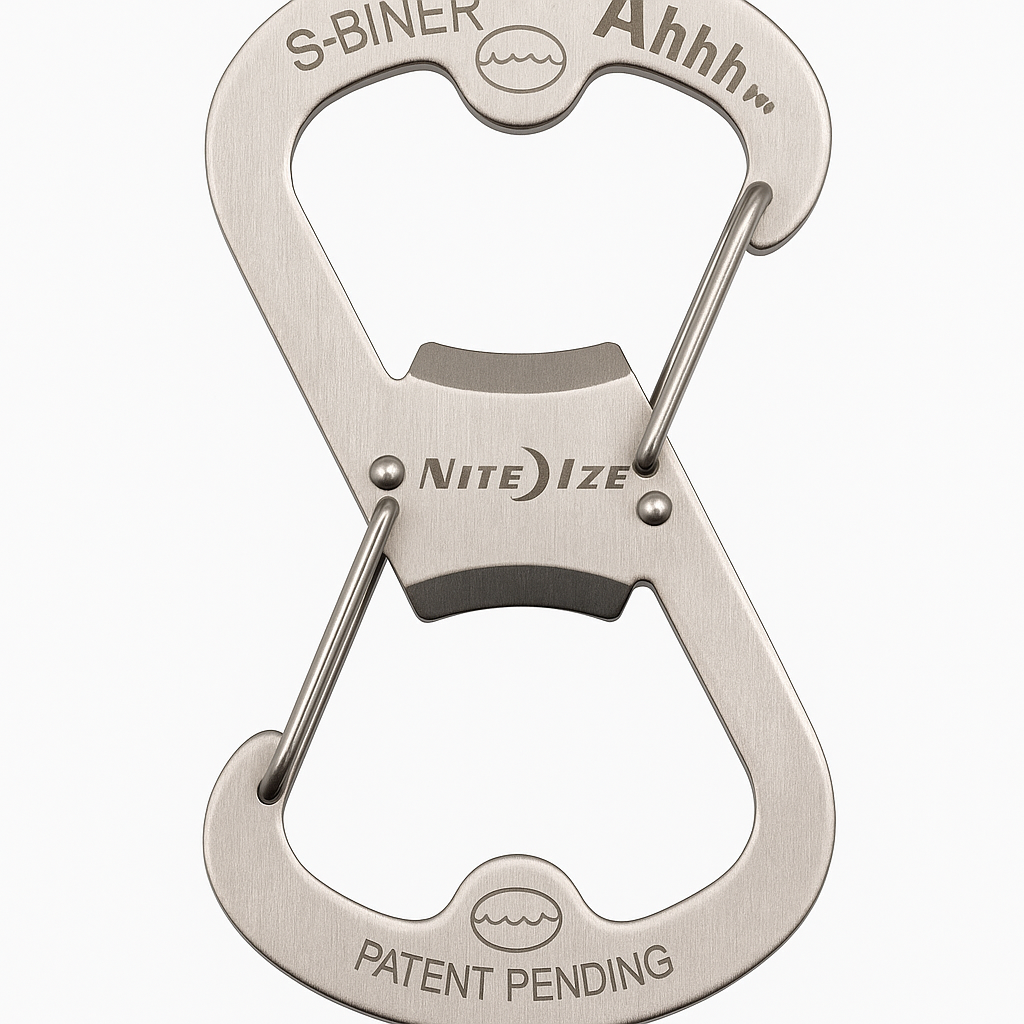 Nite Ize S Biner Stainless Steel Dual Bottle Opener Multi Tool