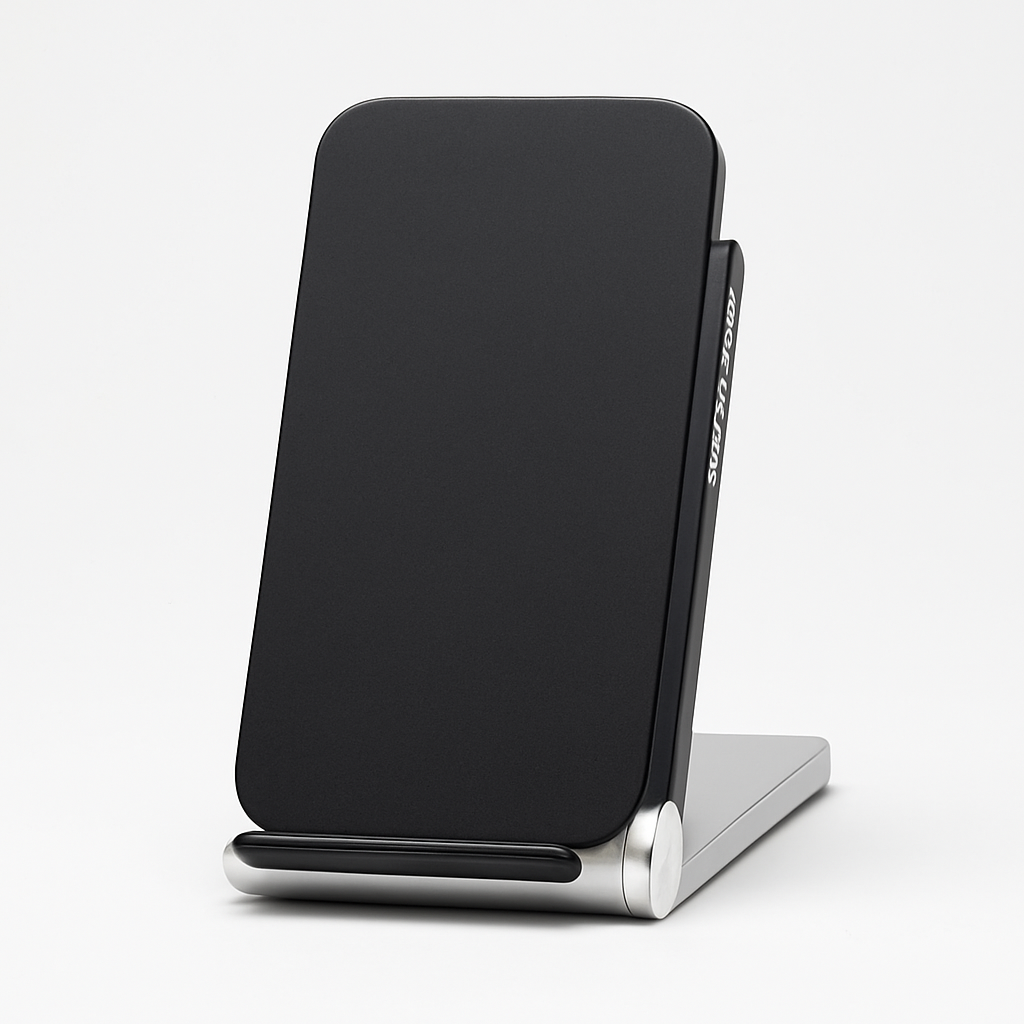 [818719024787] Puregear 10w Fast Wireless Charging Pad With Kickstand Black