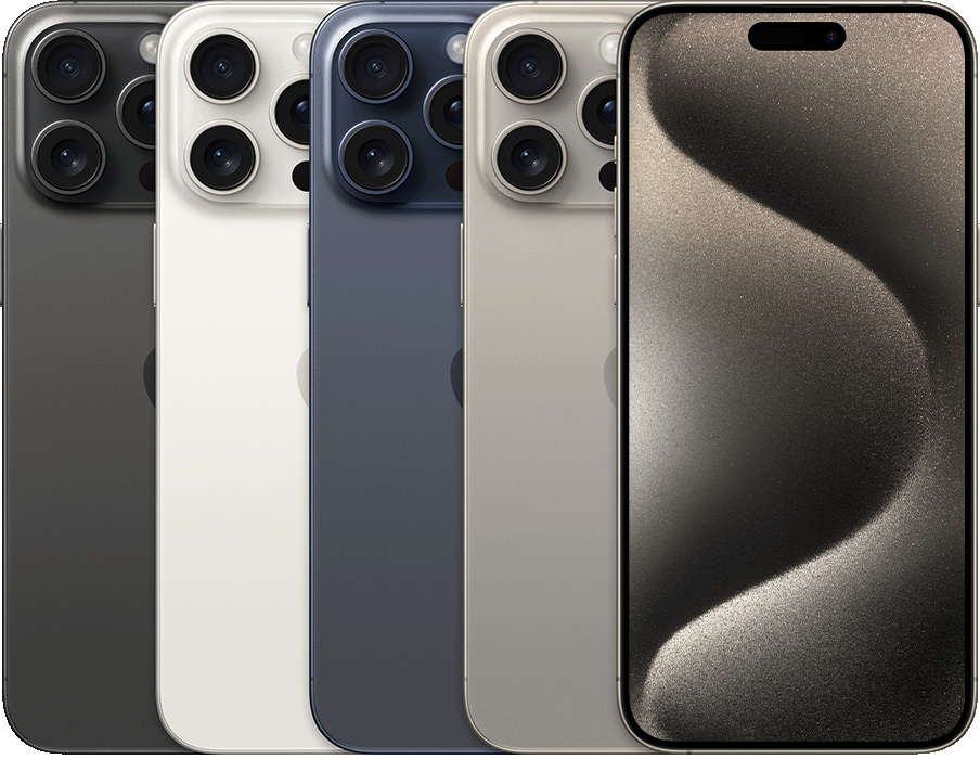Apple - Iphone 15 Pro (A2848) - 128g - Black Titanium - Grade C -