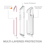 [840056103481] Gear4 Zagg Piccadilly Compatible With Iphone 11 Pro Case, Advanced Impact Protection With Integrated D3o Technology Phone Cover - Rose Gold