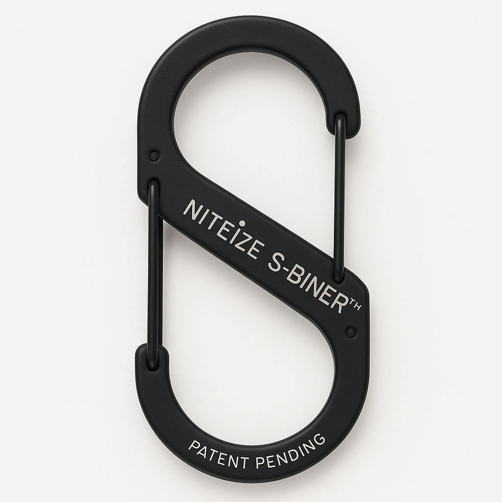 Nite Ize Size 4 S Biner Dual Carabiner Stainless Steel Black