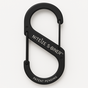 Nite Ize Size 4 S Biner Dual Carabiner Stainless Steel Black