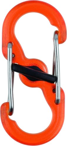 Nite Ize Lsbpm-19t-2r3 S Biner Microlock Polycarbonate (2 Pack), Orange (6 Packs Of 2)