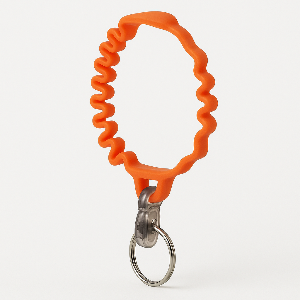 Nite Ize Key Band It Stretch Wristband Key Chain Orange