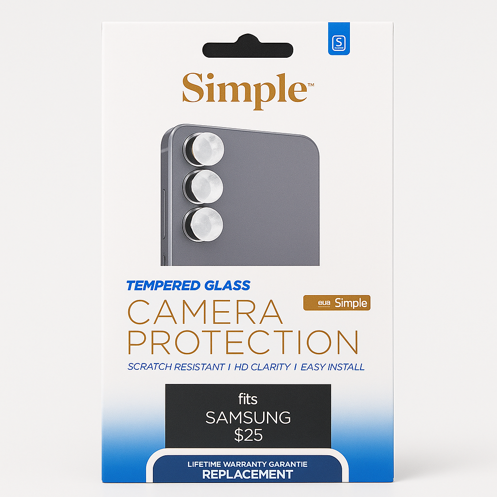 [810135816441] Simple Camera Protection For Samsung S25 (Only)