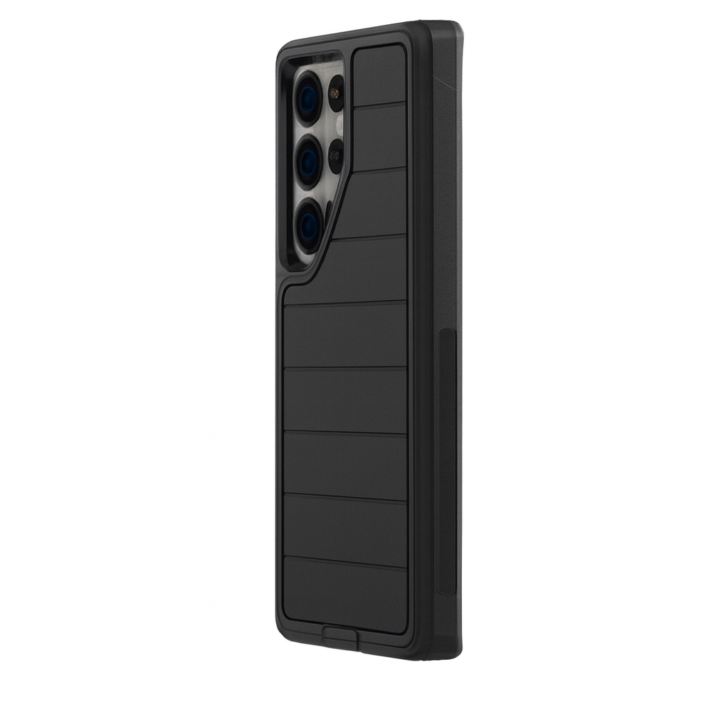 OtterBox Shockproof Holster Case For Samsung Galaxy S24 Ultra Black