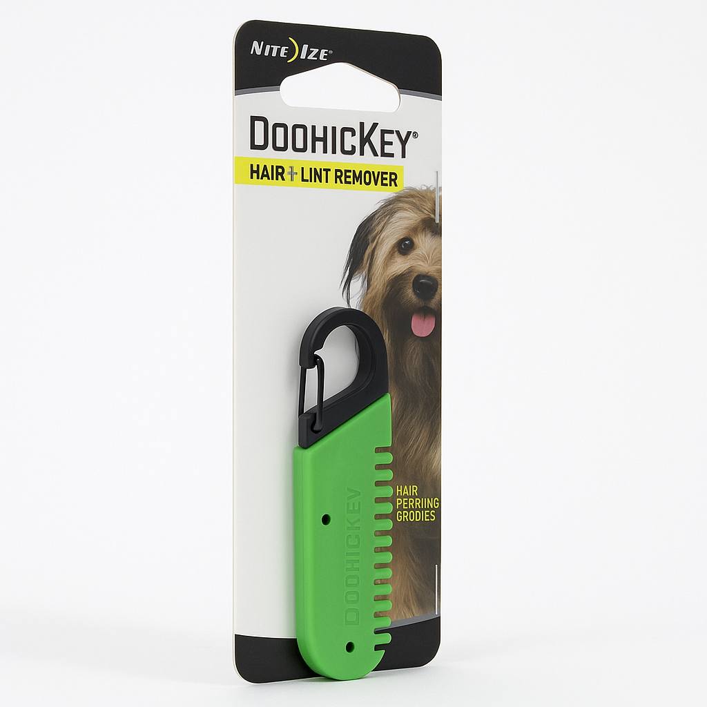 Nite Ize Doohickey Compact Pet Hair And Lint Remover Clip