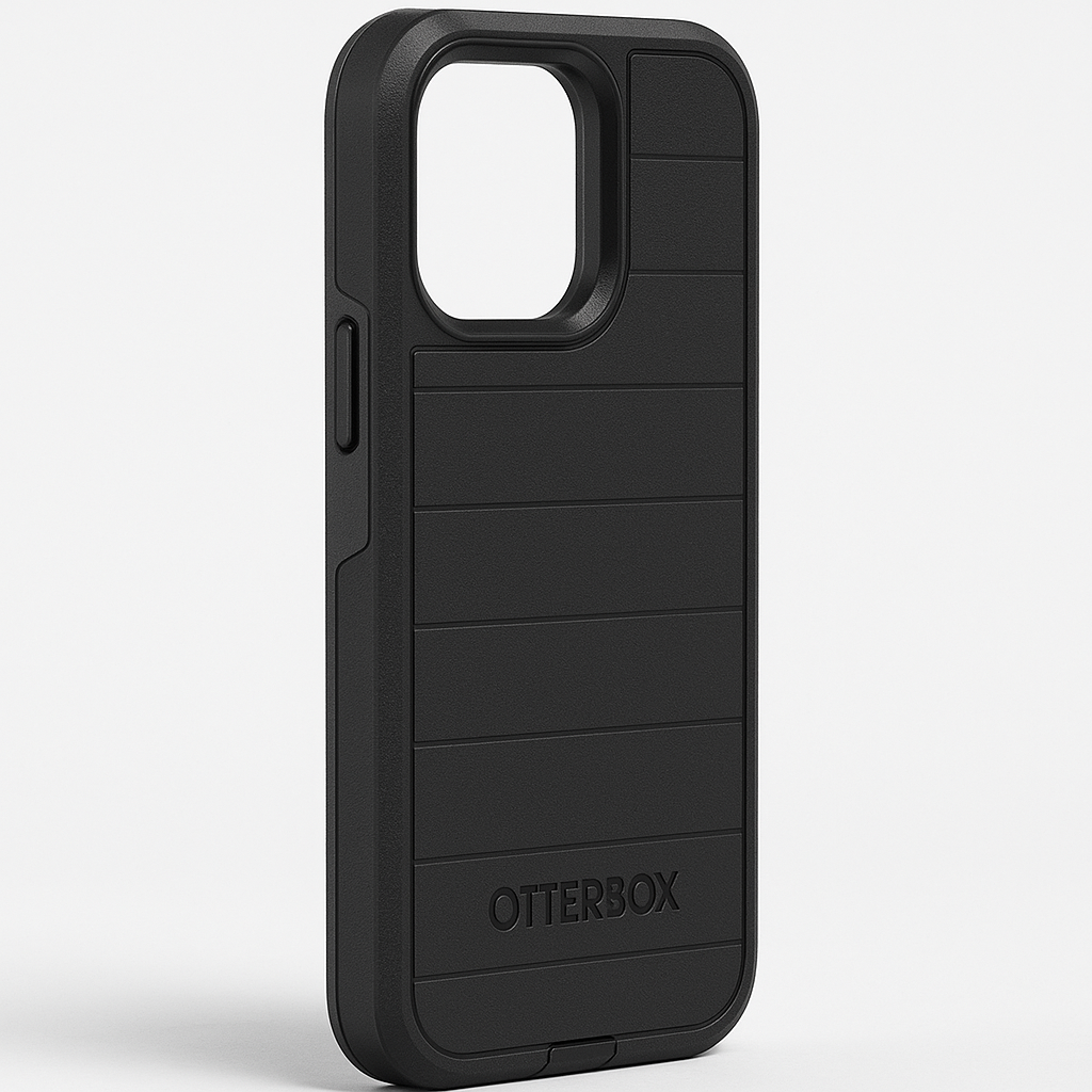OtterBox Defender Hard Shell Case For Apple iPhone 15 Pro Max Black Cover