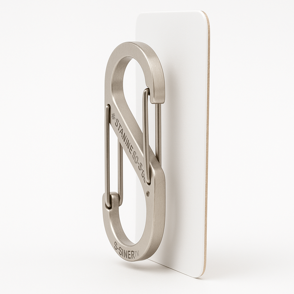 Nite Ize Size 4 S Biner Stainless Steel Dual Loop Carabiner For Camping