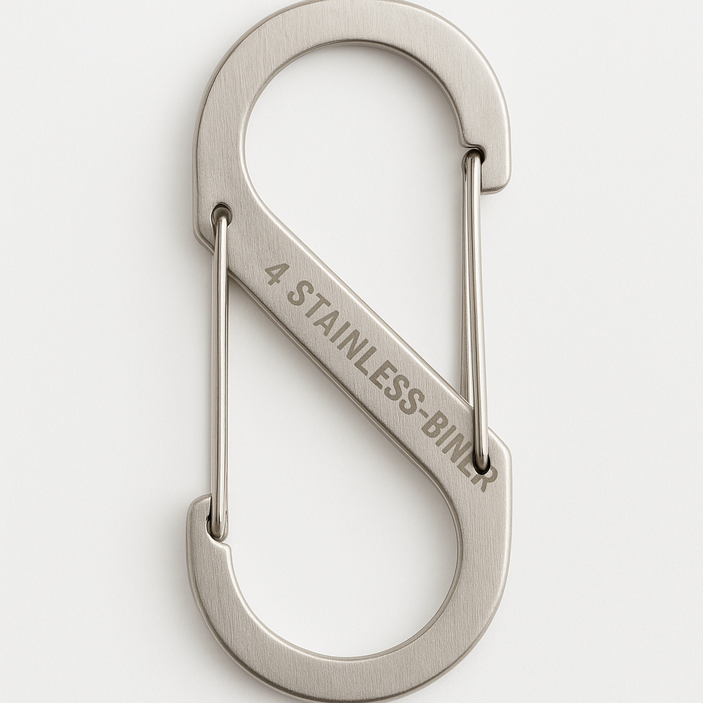 Nite Ize Size 4 S Biner Stainless Steel Dual Loop Carabiner For Camping