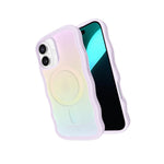 Kate Spade iPhone 16 MagSafe Case Wavy Series Opal Iridescent