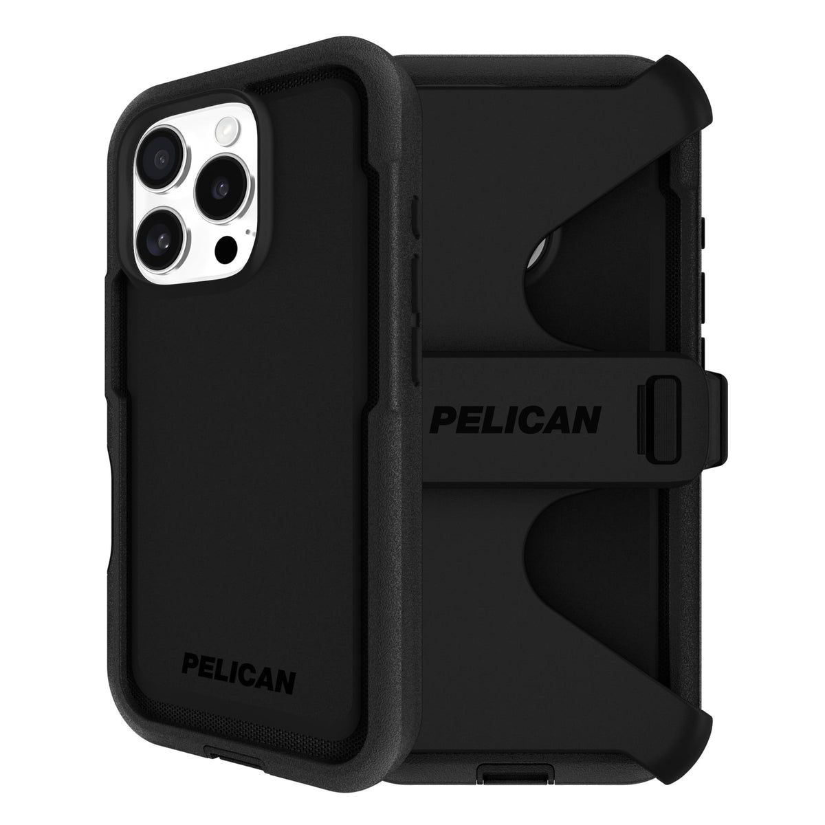 Pelican Voyager MagSafe Case With Holster For Iphone 16 Pro Black