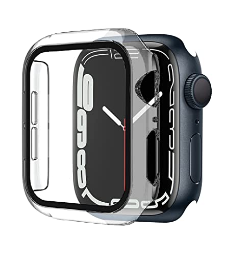 Fortress Apple Watch Case 45mm Series 8/7 Tempered Glass Protector