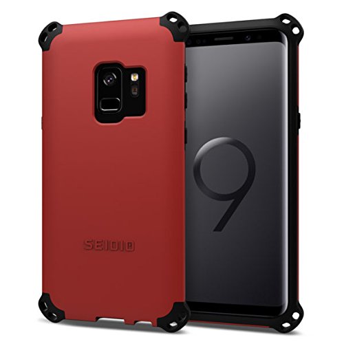 Seidio Dilex Case For Samsung Galaxy S9 Dark Red Black