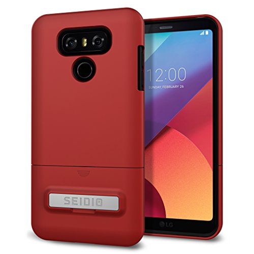 Seidio Surface Case LG G6 Dark Red Black Slim Profile Protective Cover