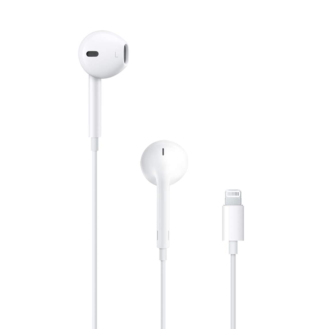 Apple Earpods Headphones With Lightning Connector Wired Earbuds For iPhone With Built In Remote Control For Music Phone Calls And Volume