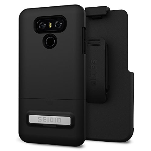 Seidio Surface Combo Case For LG G6 Black Finish Dual Layer Protection