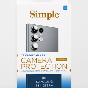 [810135811118] Simple Camera Protection For Samsung S24 Ultra (Only)