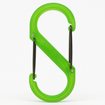Nite Ize Plastic S Biner Size 4 Double Gated Carabiner Transparent Lime