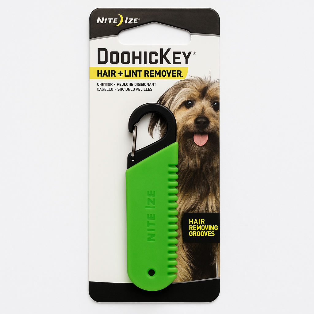 Nite Ize Doohickey Compact Pet Hair And Lint Remover Clip
