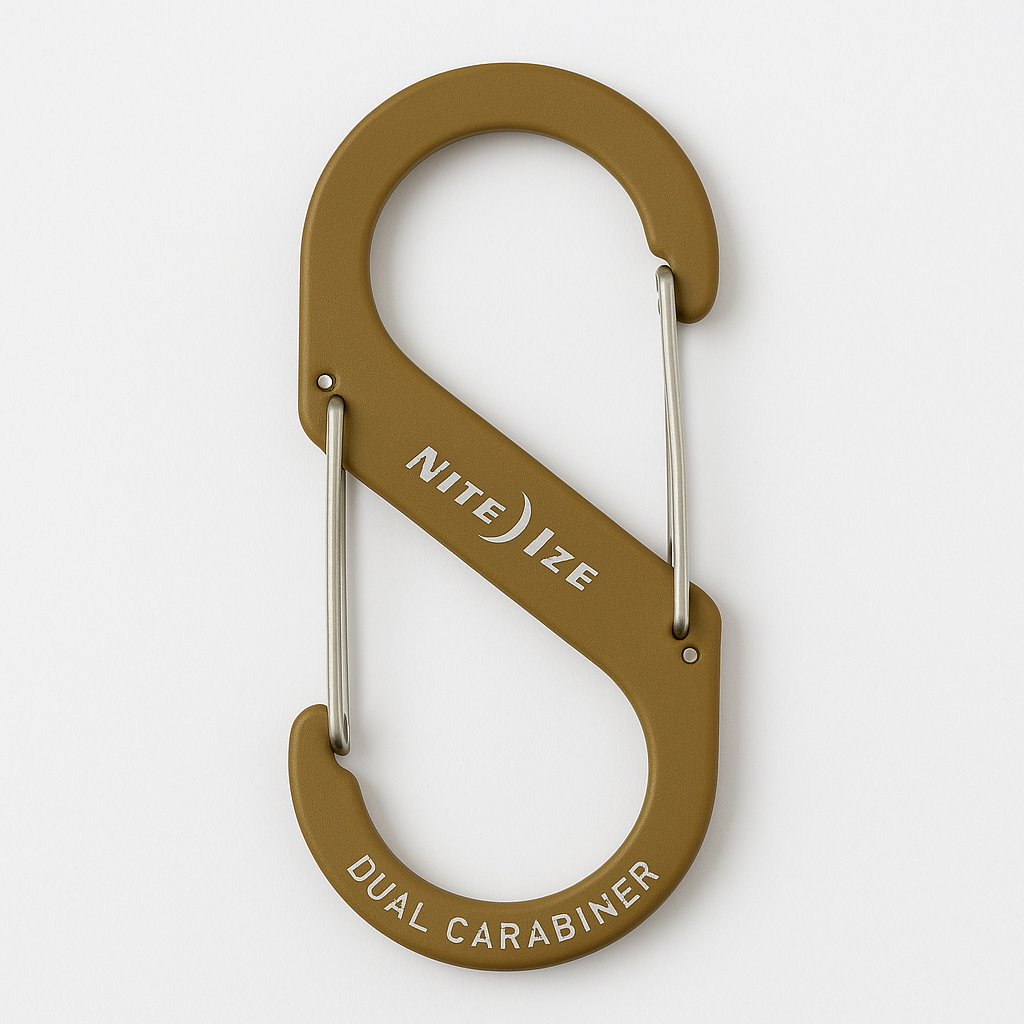 Nite Ize S Biner Dual Carabiner Size Two Glass Filled Nylon Outdoor