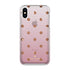 Incipio Protective Hardshell Case For Iphone X Glitter Dot Foxglove Ombre/Rose Gold Glitter