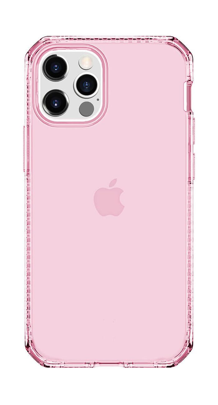 Itskins Spectrum Clear 5G Case for iPhone 12/12 Pro Light Pink