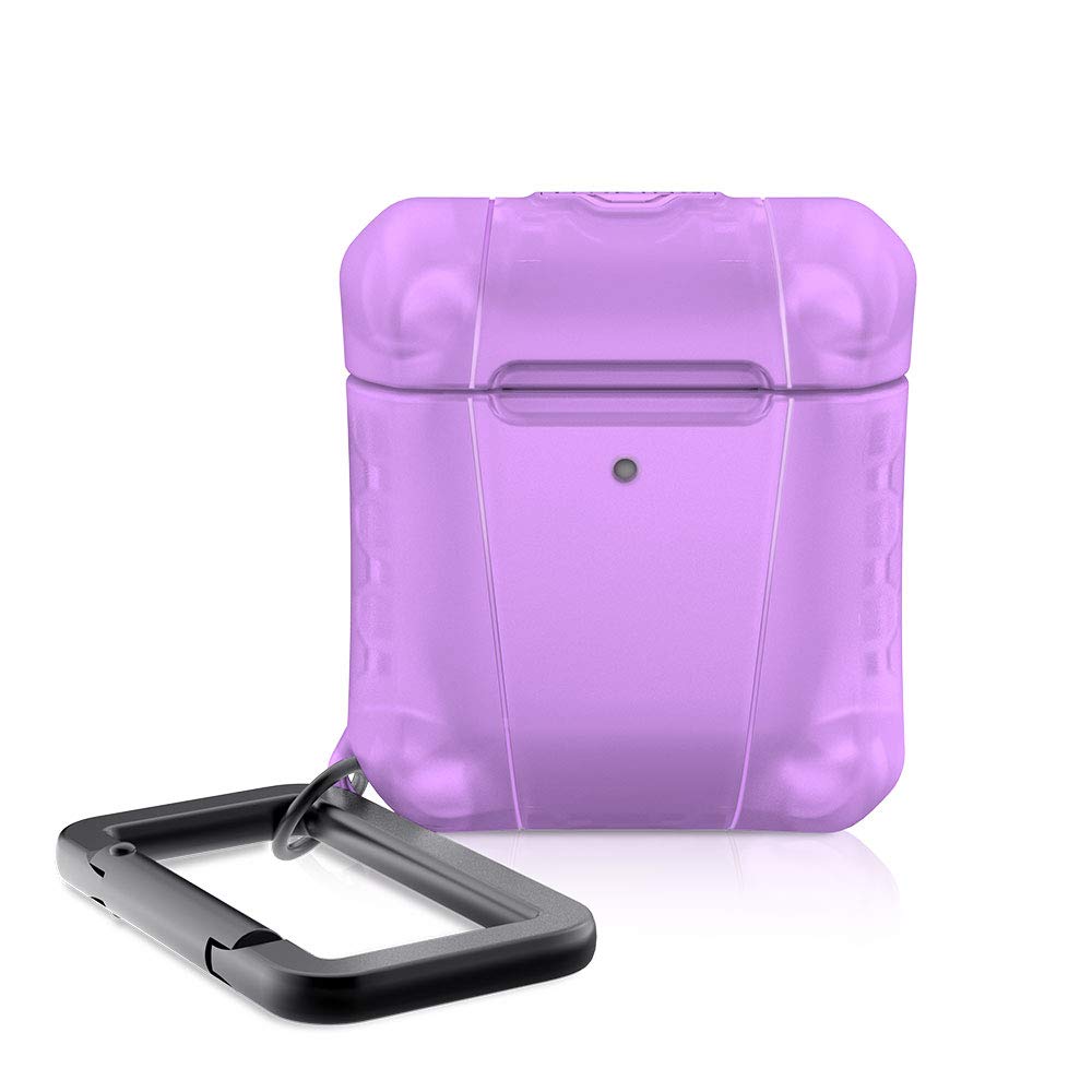 Itskins Spectrum Frost AirPods Case Light Purple Shockproof Wireless Charging