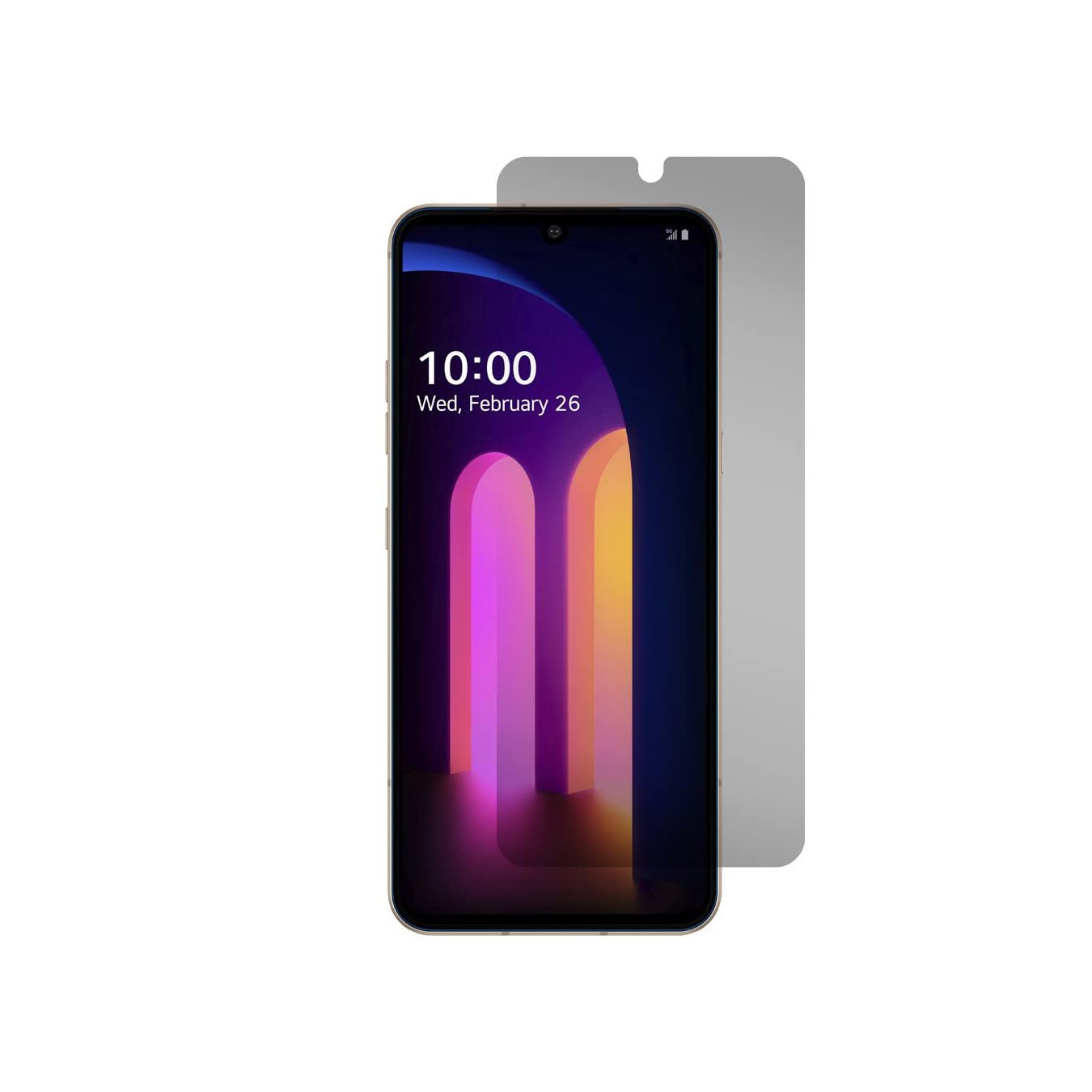 Gadget Guard Insured Tempered Glass Screen Protector For Lg V60 Thinq - Transparent