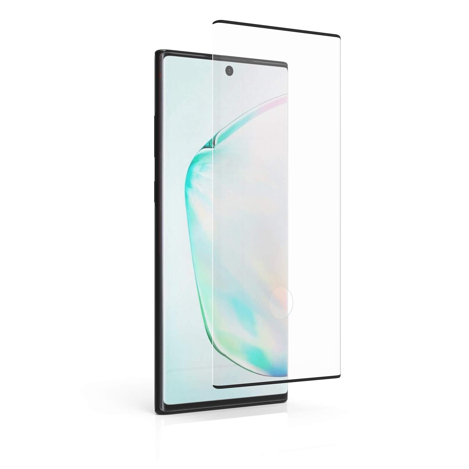 Puregear Compatible With Samsung Galaxy Note10 Tempered Glass Screen Protector With Fingerprint Sensor Ready Cutout, Self Alignment Tray, Touch And Swipe Precision, Premium Protection, Case Friendly, Scratch Resistant, Lifetime Replacement