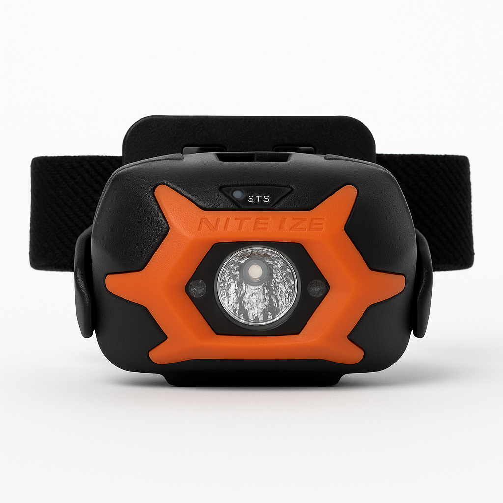 Nite Ize Sts Helmet Light Orange Compact Led Lamp For Outdoor Cycling