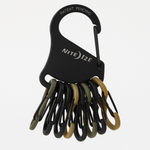 Nite Ize KeyRack S Biner Black Camo Durable Aluminum Key Organizer