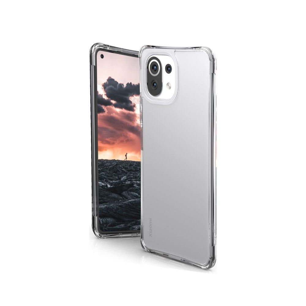 [810070361419] Urban Armor Gear Uag Designed For Xiaomi Mi 11 Lite 4g / Mi 11 Lite 5g / Mi 11 Lite 5g Ne Case [6.5-Inch Screen] Rugged Lightweight Slim Shockproof Transparent Plyo Protective Cover, Ice
