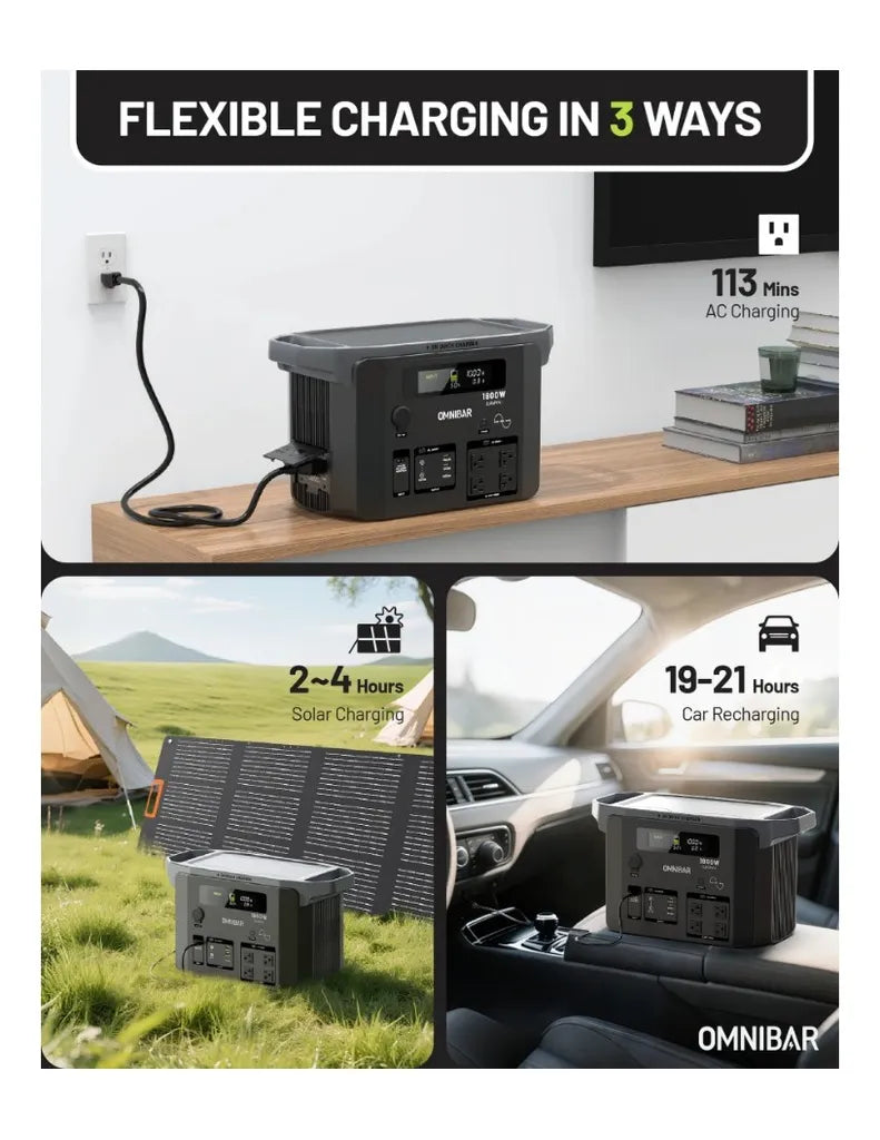 Brio Portable Power Station 1800W | 1536Wh