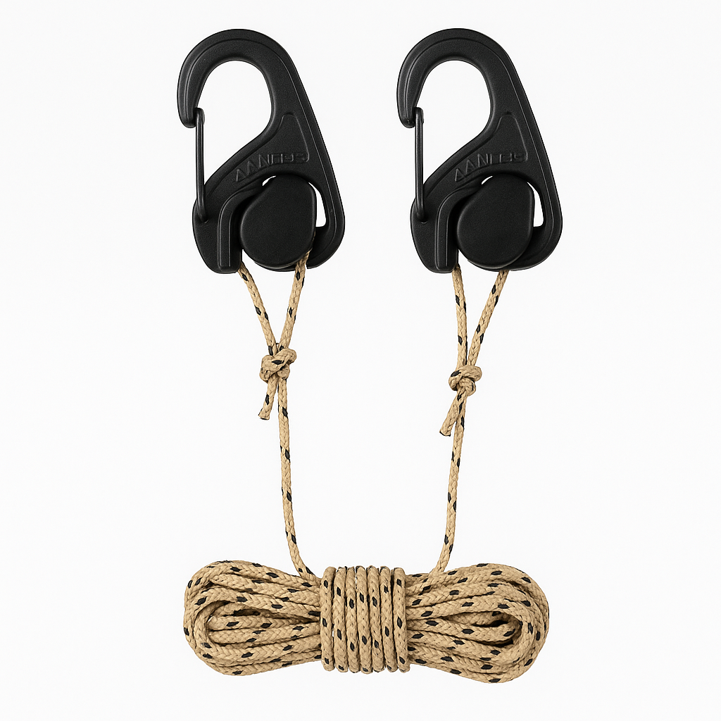 Nite Ize CamJam Carabiner Cord Tightener with Rope 2 Pack