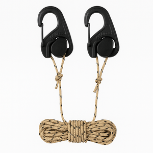 Nite Ize CamJam Carabiner Cord Tightener with Rope 2 Pack