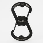 Nite Ize Ahhh Dual Carabiner Bottle Opener Multi Tool Black