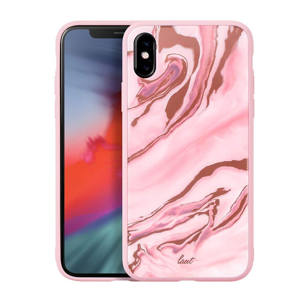 Laut Mineral Glass 9H Tempered Screen Protector For iPhone XS Max Pink