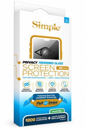 Instaprotek 4-Way Privacy Tempered Glass Screen Protector for Apple iPad 11 Inch