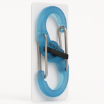 Nite Ize S Biner Microlock Polycarbonate Carabiner 2 Pack Blue
