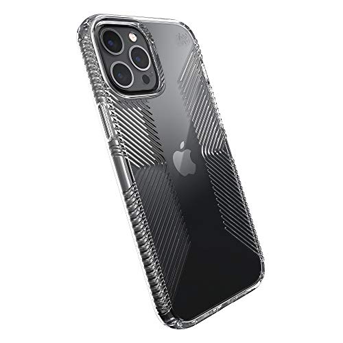 Speck Products Presidio Perfect-Clear Grip Iphone 12 Pro Max Case, Clear/Clear