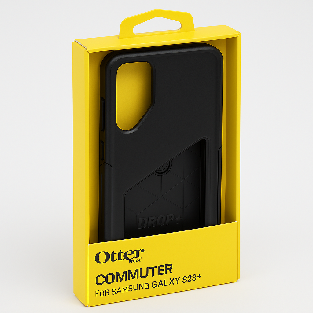OtterBox Commuter Series Protective Hard Case For Samsung Galaxy S23 Plus Black