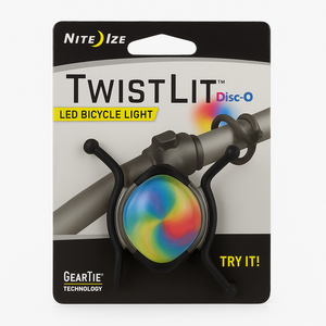 Nite Ize TwistLit LED Bicycle Light Disco Flashing Mode
