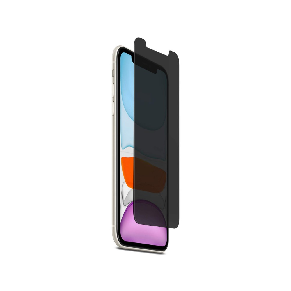 [818719029393] Puregear 2-Way Privacy Tempered Glass Screen Protector Compatible With Apple Iphone 11, Self Alignment Installation Tray, Touch Sensitive, Case Friendly, Protect Your Privacy Conceal Your Screen