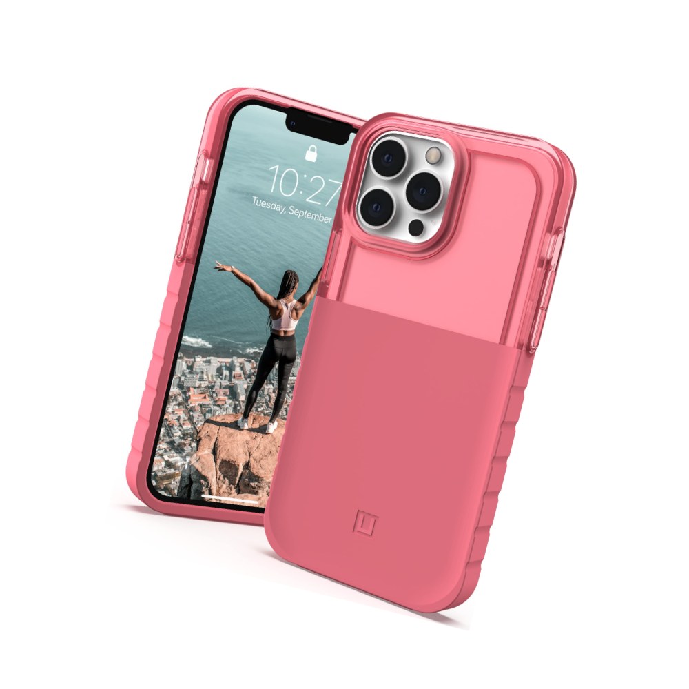 [810070365837] Urban Armor Gear [U By Uag Designed For Iphone 13 Pro Max Case Red Clay Dip Slim Lightweight Stylish Translucent Shock Absorbing Antimicrobialmodern Protective Phone Cover, [6.7 Inch Screen]