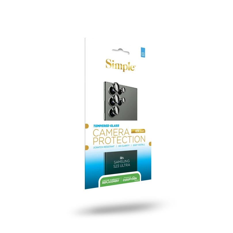 [810135810531] Simple Samsung Galaxy S23 Ultra Camera Lens Protection