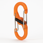 Nite Ize S Biner Microlock Polycarbonate Carabiner 2 Pack Orange