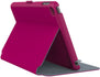 Speck Stylefolio Case And Stand For iPad Mini 4 Fuchsia Nickel Grey