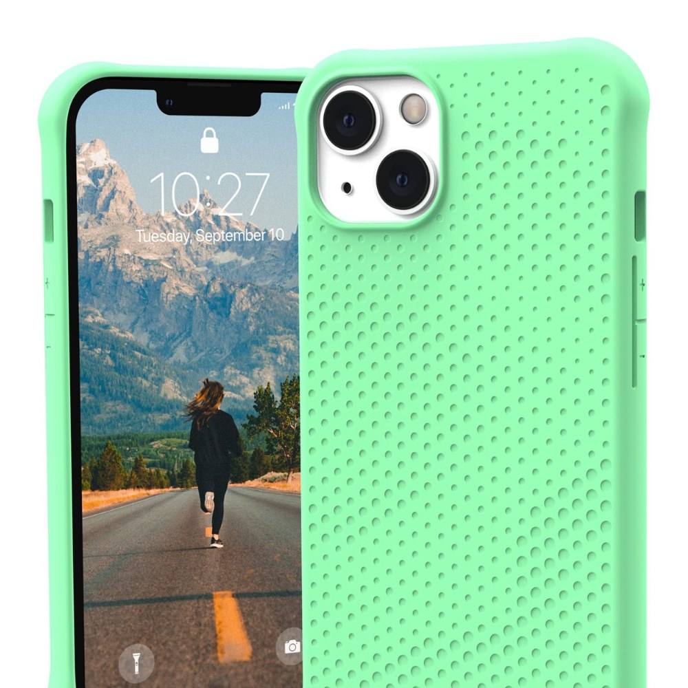[810070364588] Urban Armor Gear [U By Uag Designed For Iphone 13 Case Green Spearmint Dot Slim Fit Lightweight Stylish Pattern Impact Resistant Antimicrobial Protective Phone Cover, [6.1 Inch Screen]