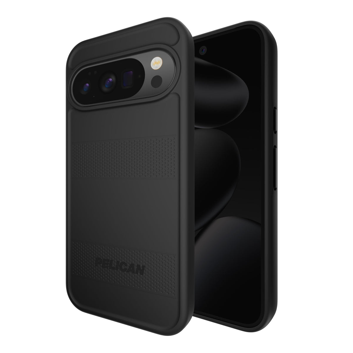 Pelican Protector Google Pixel 10 Pro/Pixel 10 Case, Rugged Magnetic Phone Case With 16ft Military - Grade Drop Protection - Heavy Duty Phone Cover With Magnets - Black - 840171749984